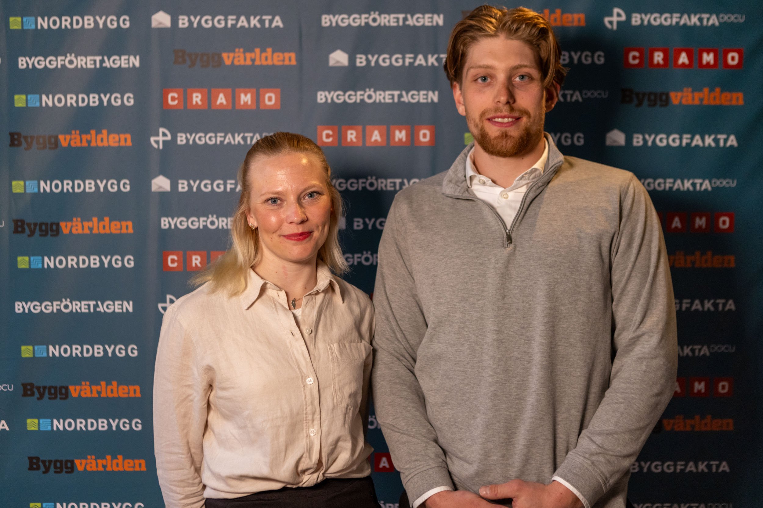 Vinnare av Årets Byggkvinna 2024; Alice Olsson med sällskap